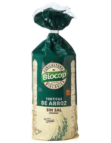 Biocop Tort. Arroz S/Sal Bio 200G