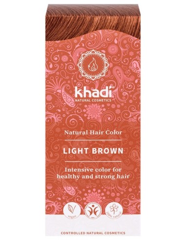 Khadi Tinte Castaño Claro 100% Veget 100G