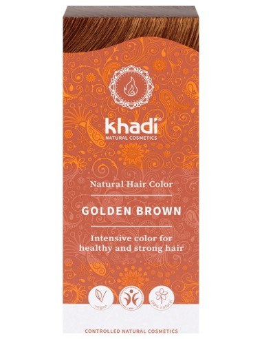 Khadi Tinte Castaño Dorado 100% Vege 100G