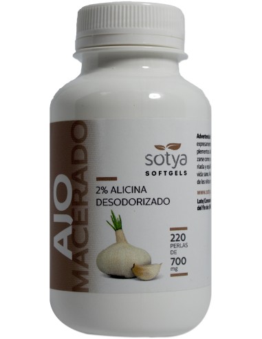 Sotya Ajo Macerado 500Mg 220 Perlas