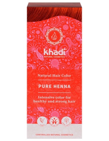 Henna Natural 100% Pura Rojo 100 G