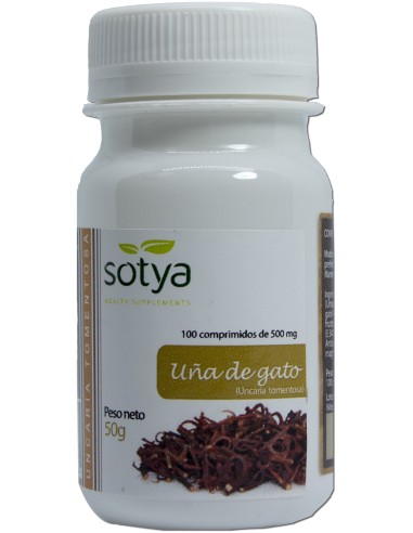 Sotya Uña De Gato 500Mg 100Comp