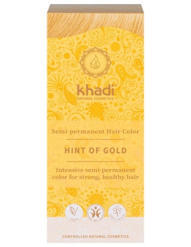 Khadi Tinte Rubio Dorado 100% Vegeta 100G