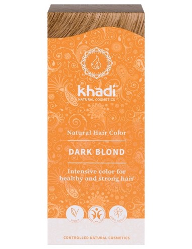 Khadi Tinte Rubio Oscuro Ceniza 100% 100G