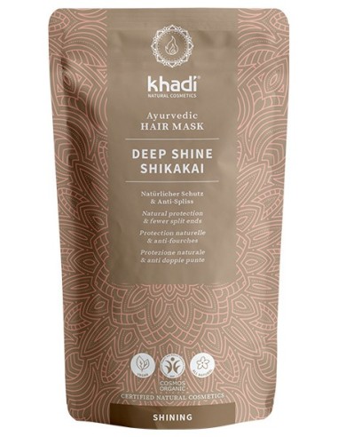 Khadi Mascarilla Capilar Brillo Profundo-Shikakai En Polvo Sobre 50G