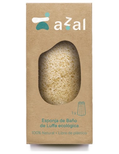 Azal Esponja Luffa Exfoliante Corporal 7,5X15Cm 1Ud