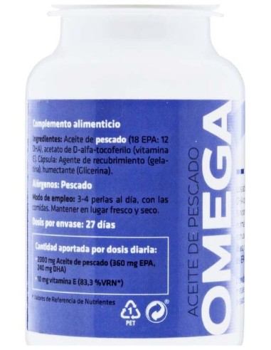 Aceite Pescado Omega 3 721 Mg 110 Perlas