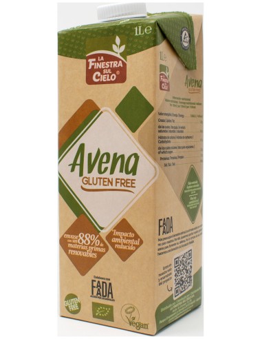 Caja 6 Bebida Avena Sin Gluten Bio 1 Litro