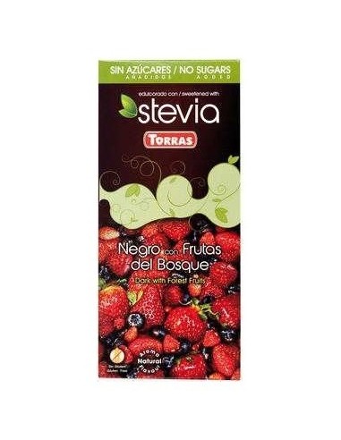 Torras Chocolate Nego Fruto Bosque Stevia