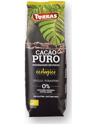 Torras Cacao Polvo Puro Desgrasado 150G