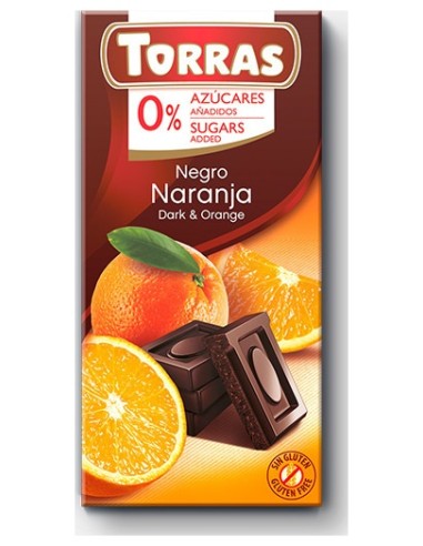 Chocolate Negro Con Naranja 75 G