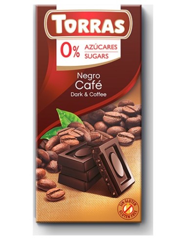 Torras Choco Negro Cafe S/G S/A 75G