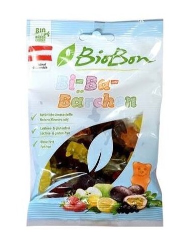 Biobon Golosinas Ositos Sabor Frutas Sin Gluten 100G