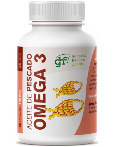 Aceite De Pescado Omega 3 1400Mg 50 Perlas