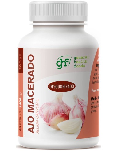 Ghf Ajo Macerado 1400Mg 60 Perlas