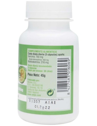 Sotya Garcinia Cambogia 500Mg 90Cáps