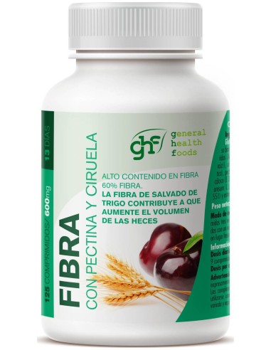 Fibra Con Pectina Y Ciruela 600Mg 125 Comp