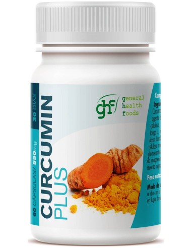 Ghf Curcumin Plus 60 Cápsulas 550Mg