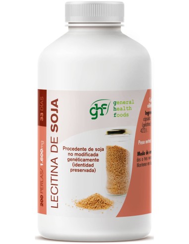 Lecitina De Soja 1600Mg 200 Perlas