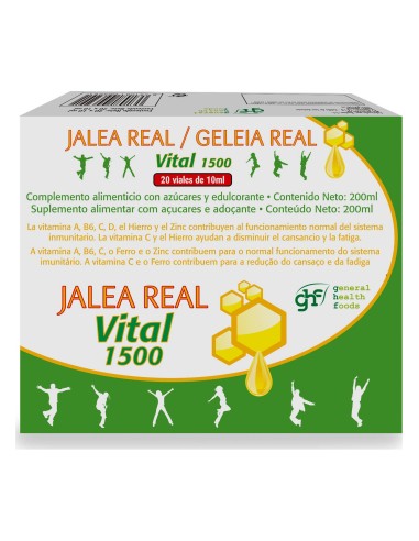 Ghf Jalea Real Vital 1500 20 Ampollas X 10Ml