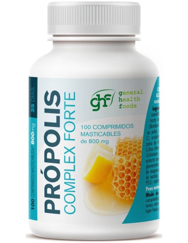 Propolis Complex Forte 800 Mg 100 Comp Masticables