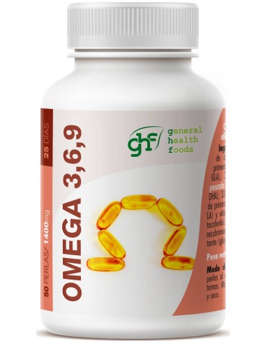 Ghf Omega 3-6-9 1300Mg 50 Perlas