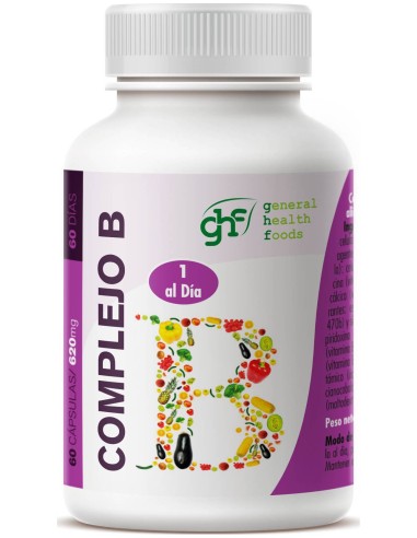 Ghf Vitaminas B Complex 600Mg 60Cáps