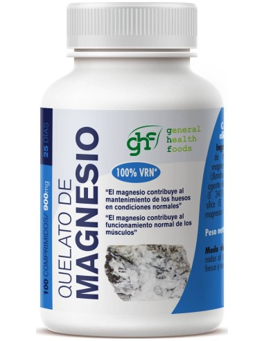 Ghf Quelato De Magnesio 800Mg 100Comp