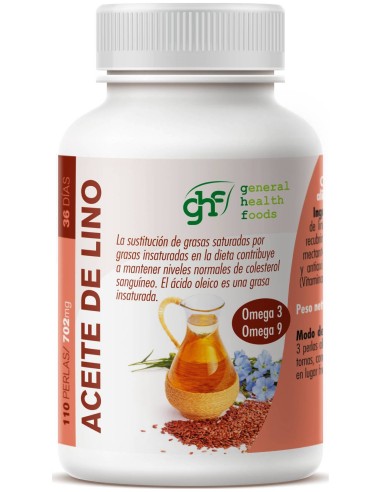 Aceite De Lino 702Mg 110 Perlas