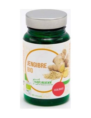 Jengibre Bio Naturlíder 60 Cápsulas Vegetales