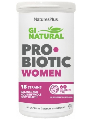 Nature'S Plus Gi Natural Probiotic Mujer 30Caps