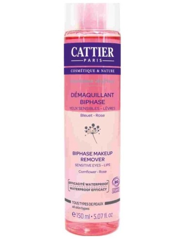 Cattier DMaquillant Bi-Phase Yeux LVres Sensibles 150Ml