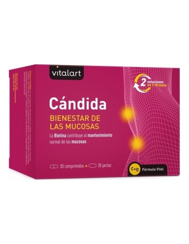 Vitalart Candida 30 Comp + 30 Perlas