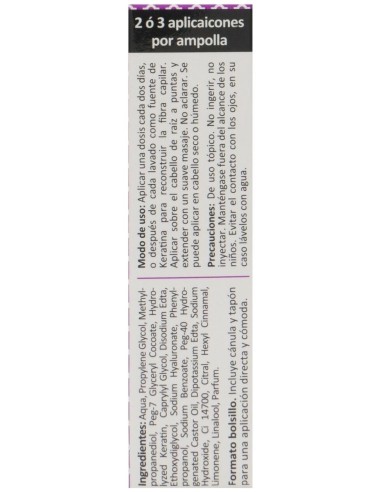 Nuggela & Sulé Keratina Hialurónico 1Amp