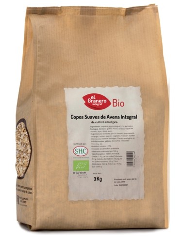 El Horno De Leña Copos De Avena Suaves Integral 3Kg