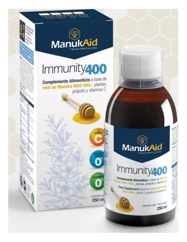 Manuka New Zeland Manukaid Immunity 400+ Jarabe 250Ml