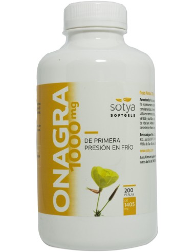 Sotya Onagra 1000Mg 200 Perlas