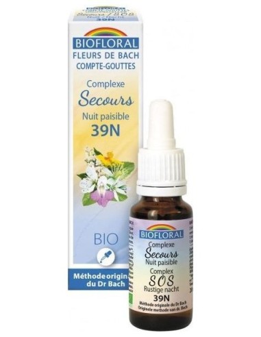 Flores De Bach Remedio Rescate Noche Bio 20 Ml