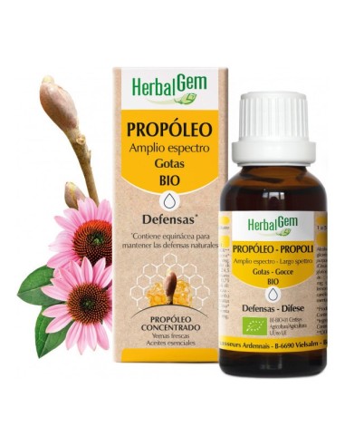 Herbalgem Propóleo Bio Amplio Espectro Gotas 50Ml