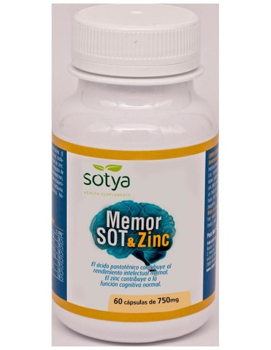 Sotya Memor-Plus 750Mg 60Cáps