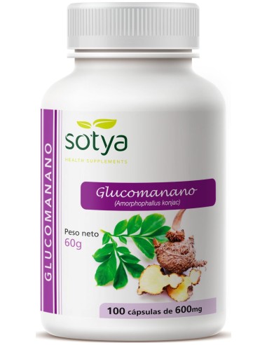 Sotya Glucomanano 600Mg 100Cáps