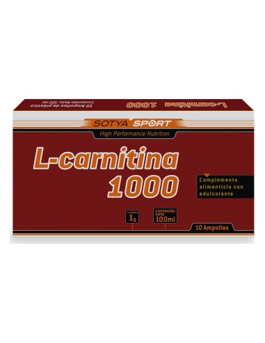 L-Carnitina 1000 Mg. 10 Ampollas