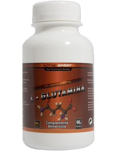 Sotya L-Glutamina 600Mg 120Cáps