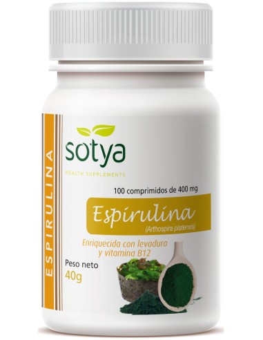 Sotya Espirulina 400Mg 100Comp