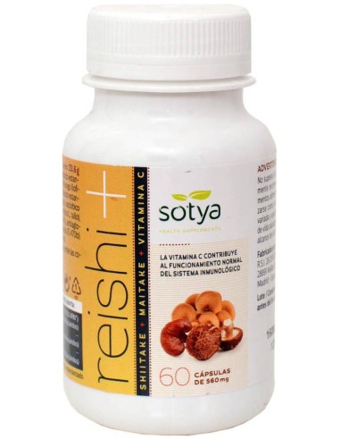 Sotya Reishi Maitake Y Shiitake 60Cáps