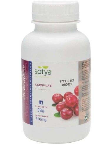 Sotya Arándano Rojo Concentrado 650Mg 90Cáps