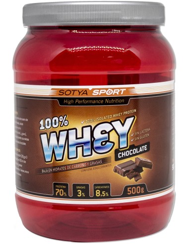 Sotya Proteína Whey 100% Chocolate 500G