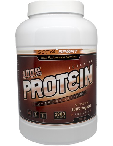 100% Protein Soja Fresa 1,8 Kg