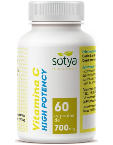 Sotya Vitamina C High Potency 700Mg 60Caps