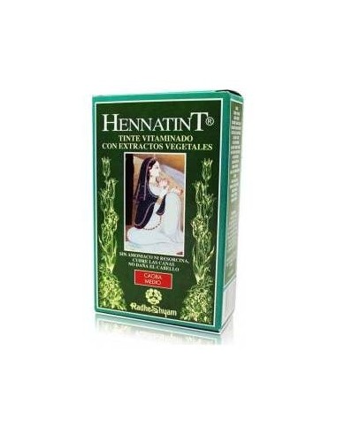 Hennatint Caoba Medio Radhe Shyam 120 Ml